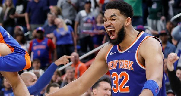 卡尔-安东尼·唐斯是纽约尼克斯能够在NBA总决赛中取得2比0领先圣安东尼奥马刺的