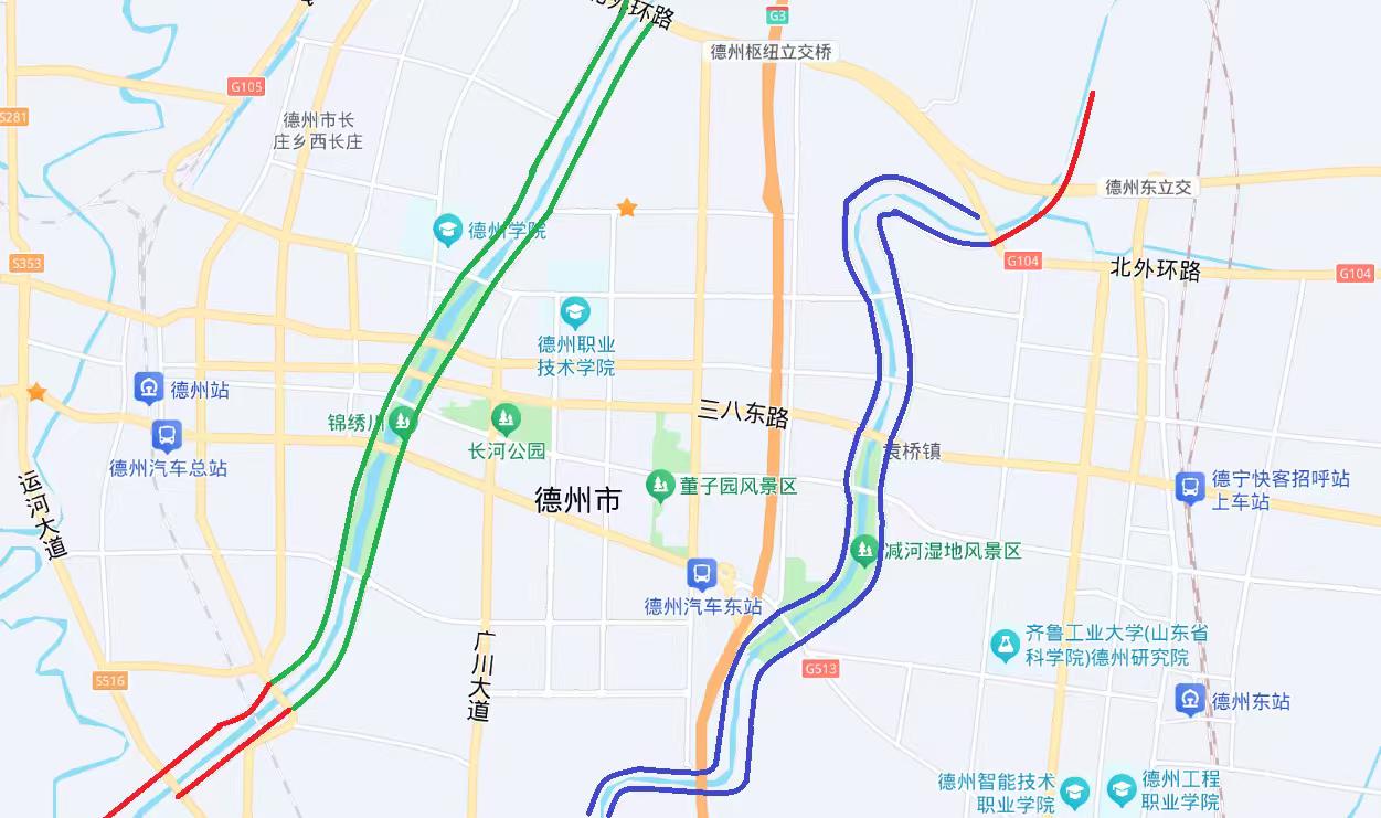 德州岔河、减河滨河快速路，为啥跑不快呢？
       德州岔河、减河滨河快速路