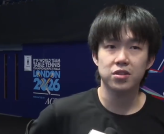 王楚钦：场地适应得还不错，时差已经倒得比前两天要好