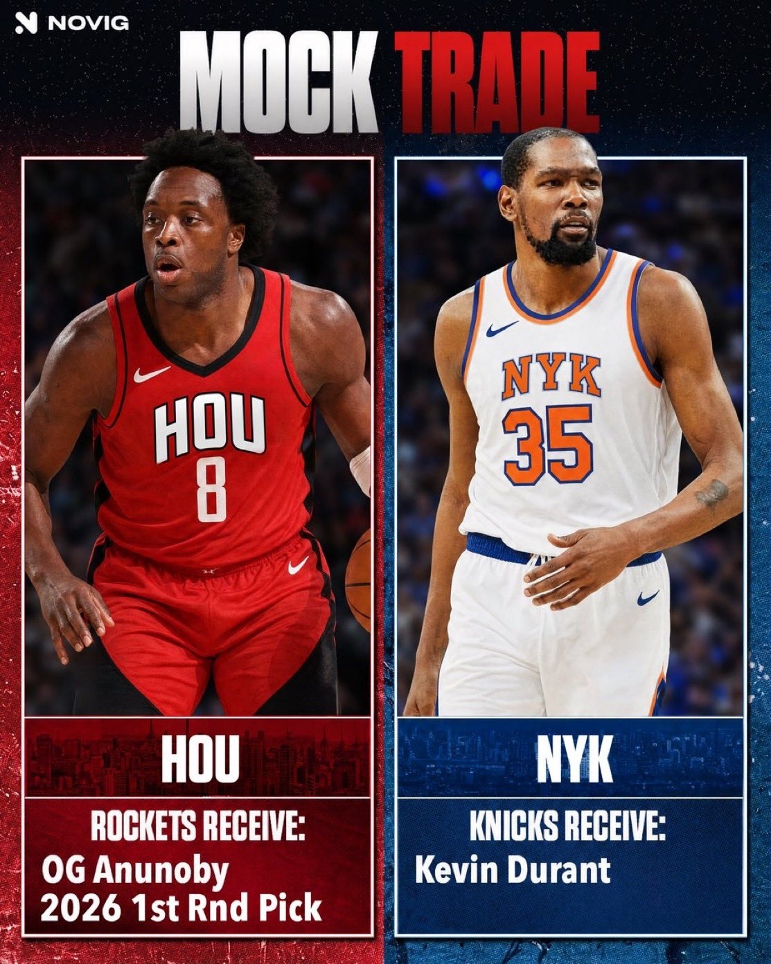 NBA 杜兰特换OG阿奴诺比，谁同意！谁反对？福克斯取关马刺