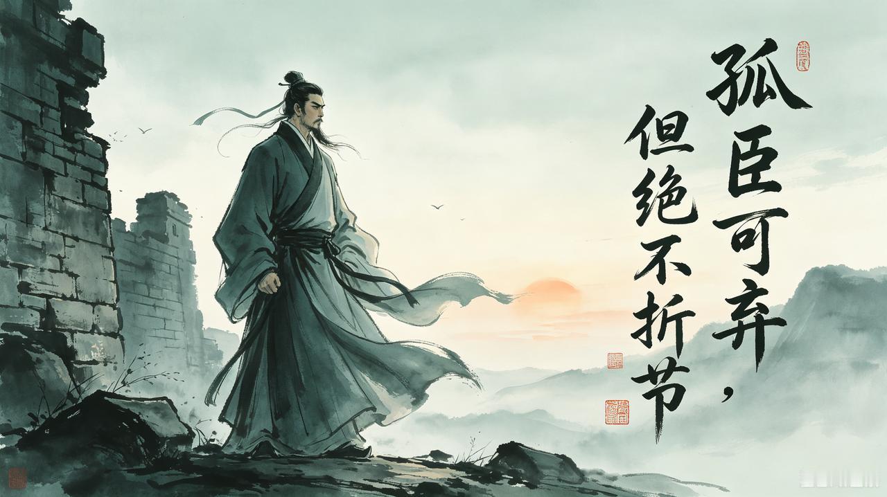 孤臣可弃，但绝不折节。党可以不要我，但我绝不会放弃党。
 
这份坚守，不止是对党