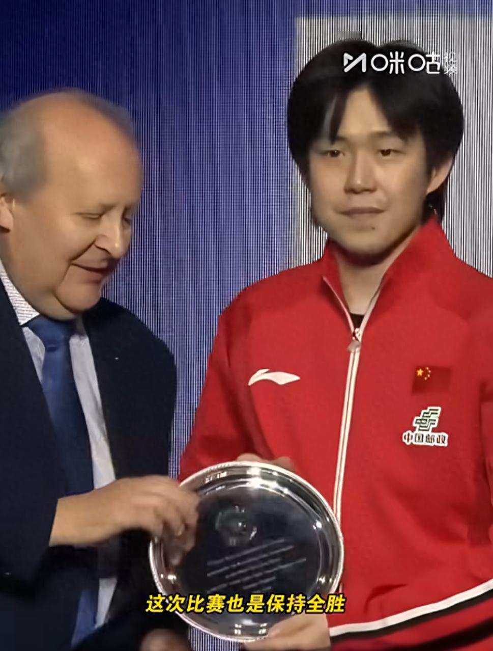 王楚钦荣获2026伦敦世乒赛MVP，首次作为一单率中国男乒参加团体世锦赛，比赛中