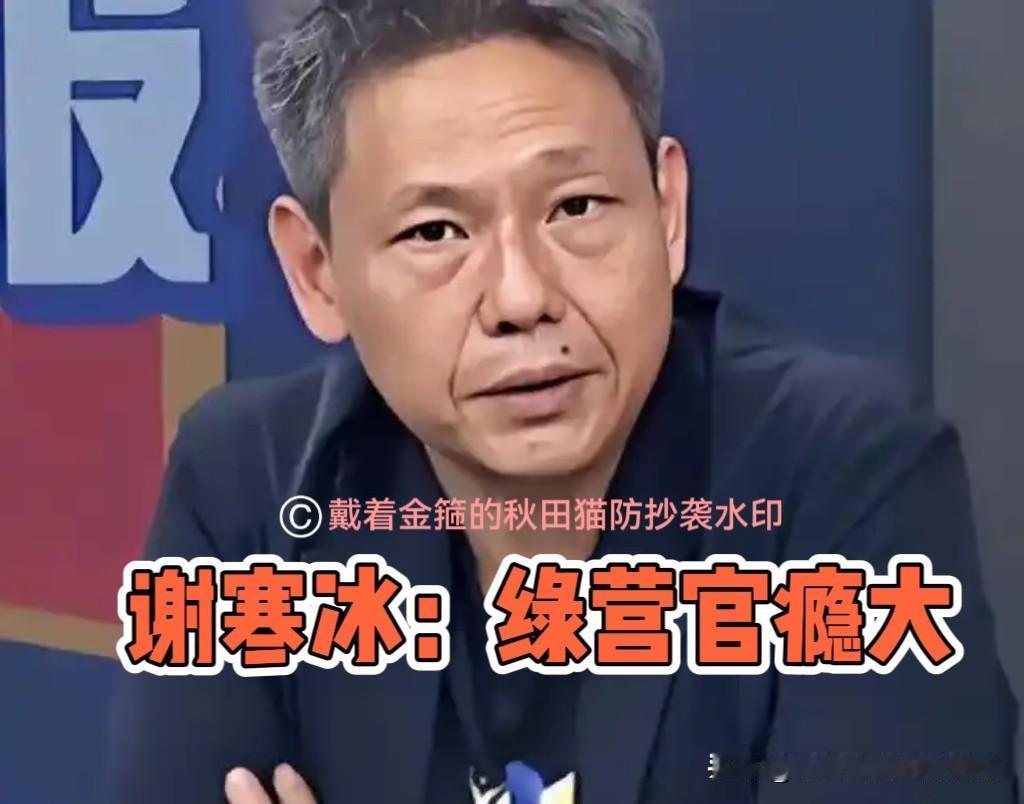 绿营被讽“官瘾大”！
谢寒冰戳破实质：所谓“独派”，不过就是想当官罢了～

民进