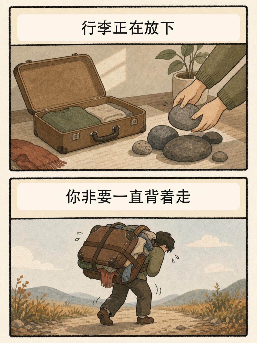 突然被这句话点醒了：别每天挖开自己看 