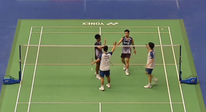 山下恭平/冈村洋辉🇯🇵 18-21、21-16、21-18 🇮🇩法蒂尔/