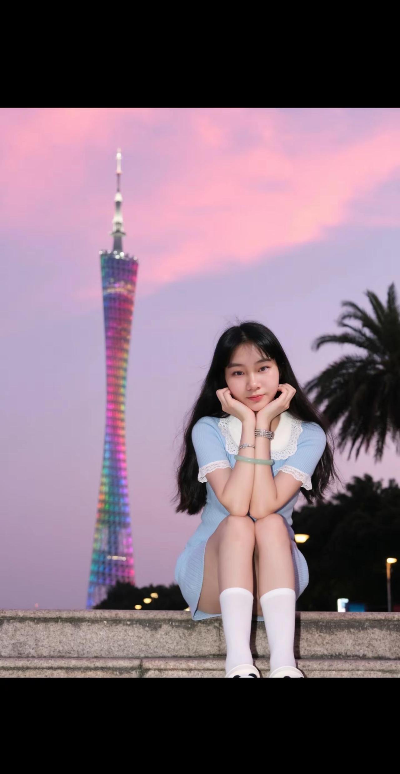 和广州塔合个影 广州塔拍照打卡地