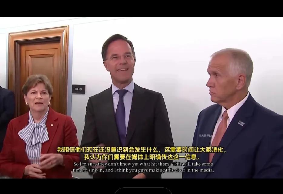 北约秘书长吕特从白宫出来，不知道他爸爸特朗普给他画了多大的饼，对中国说话的口气变