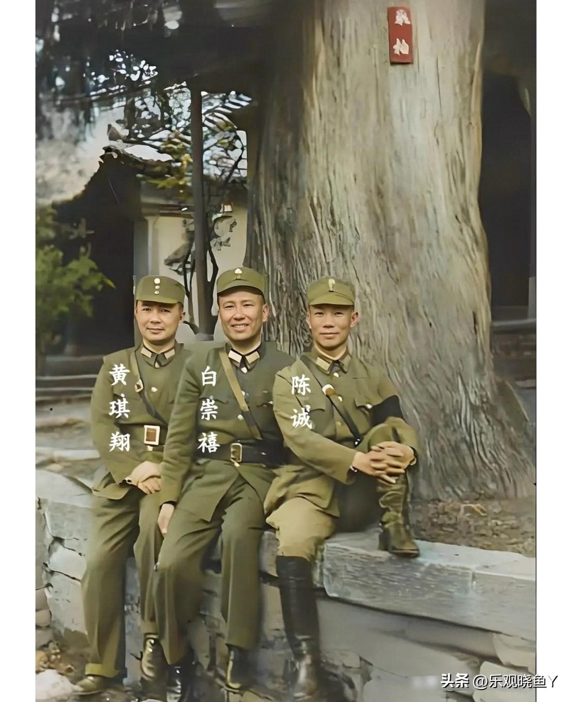 这才是1943年黄琪翔与白崇禧和陈诚在云南黑龙潭的真实貌相，并非演戏，也并非电视
