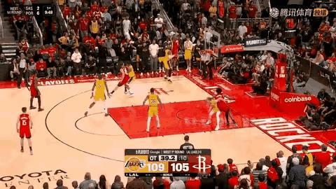 湖人vs火箭又一次关键时刻软脚虾！火箭年年原地踏步，根本不配谈崛起，0:3出局全