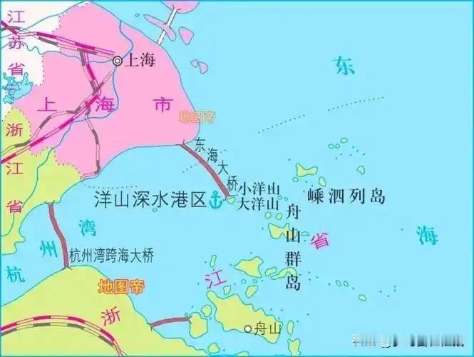 世界第一大港中国洋山港，地理位置明明在浙江省舟山市嵊泗县境内，但为什么偏偏叫上海