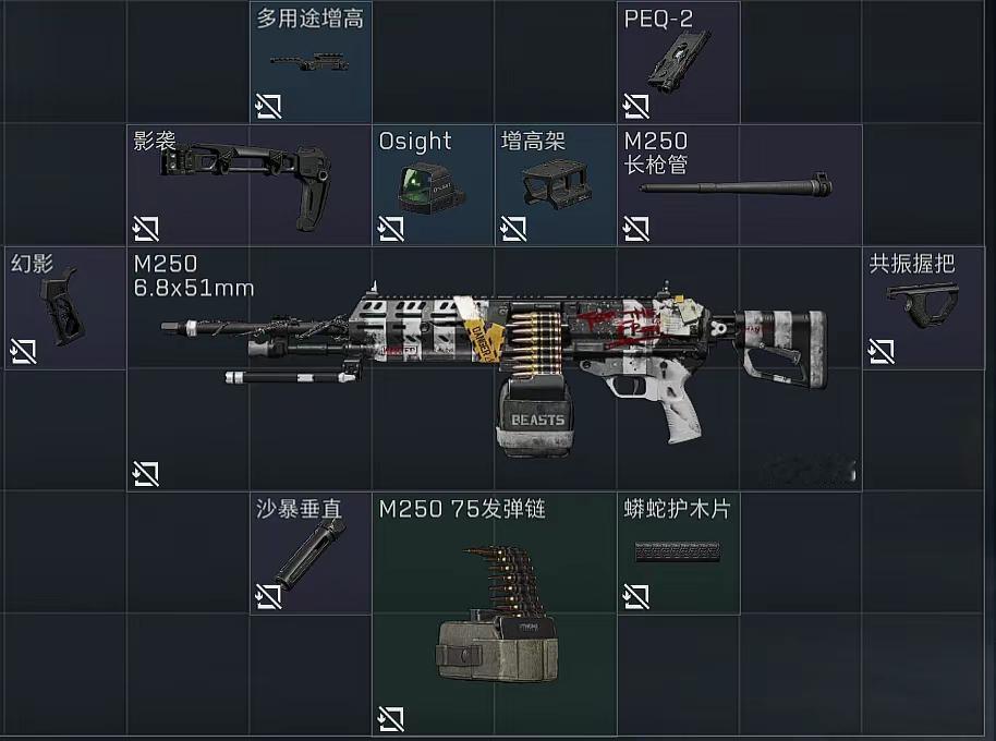 M250小姐，你愿意陪我吗？三角州 三角洲行动