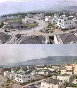 黎巴嫩真主党武装继续暴揍以色列。3月27日，以色列北部占领区基里亚特什莫纳镇，遭