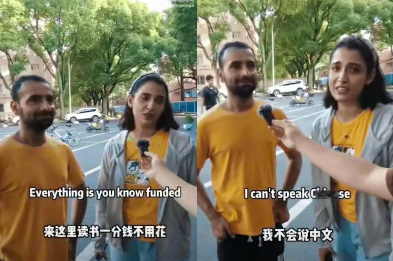 来留学6、7年了不会讲中文，最开心的是留学不花钱！
​留学机制真的要改一下了，不