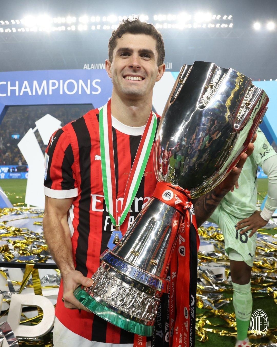 Christian Mate Pulisic. 🇺🇸🏆 意大利超级杯   