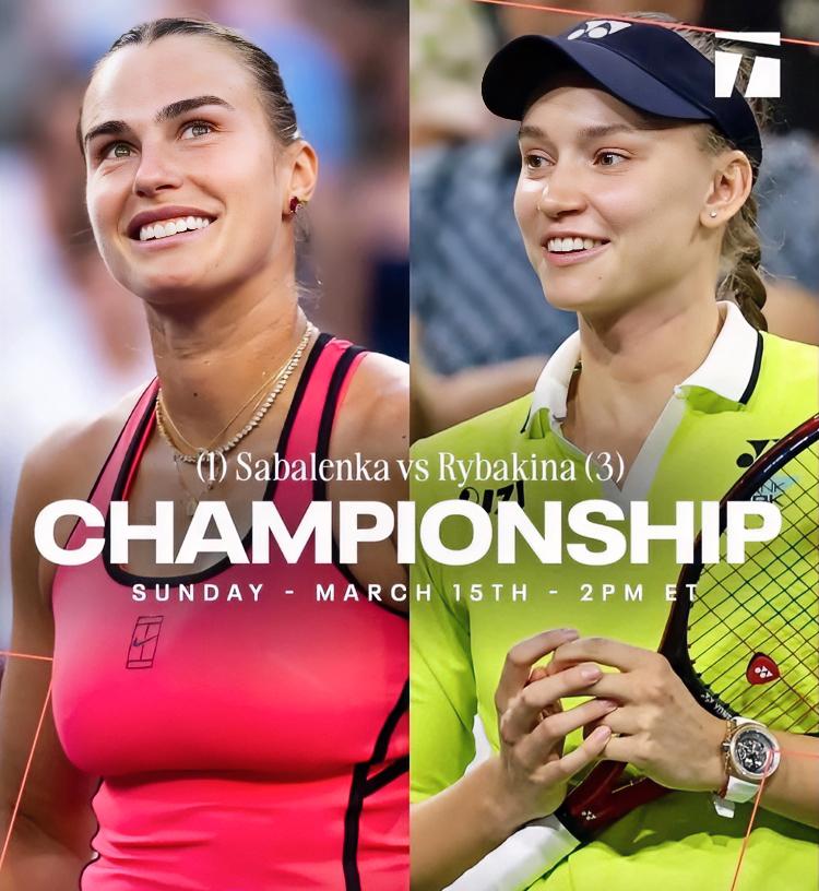 萨巴伦卡：娜呀，出门热身了哈！！
莱巴金娜：虎呀，好的，等会场上见！
…
印第安