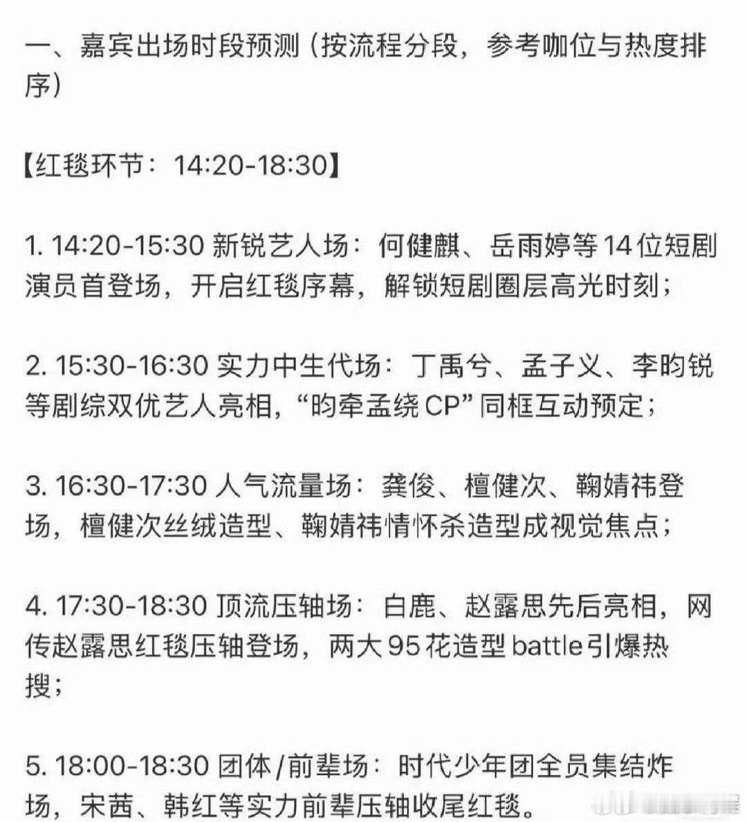 星光大赏红毯环节星光大赏的流程星光大赏红毯环节，哇塞，