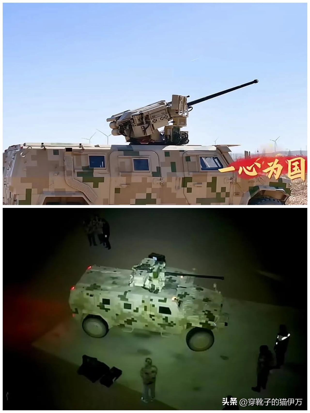 [呲牙] 这个30mm机关炮的顶置武器站看上去很不错嘛。不过，好像和航展展示的型