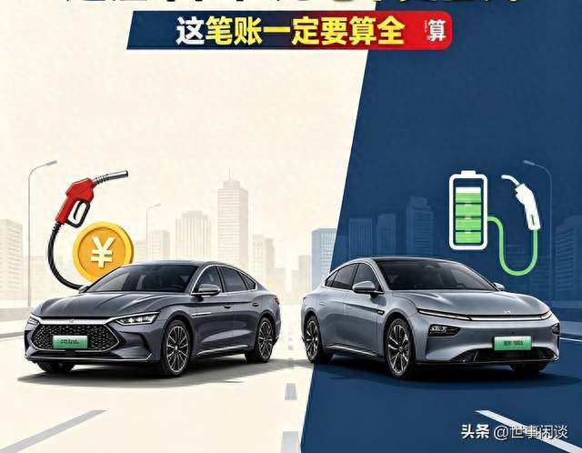 一年开车跑不到1万公里，选油车往往比电车更省钱，这笔账要算全