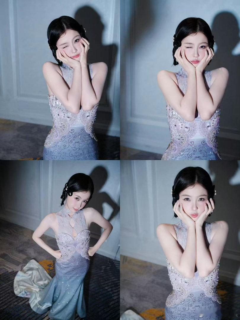 虞书欣光影之约虞书欣紫雾漫过裙摆虞书欣紫雾漫过裙摆，太美了，可以的 