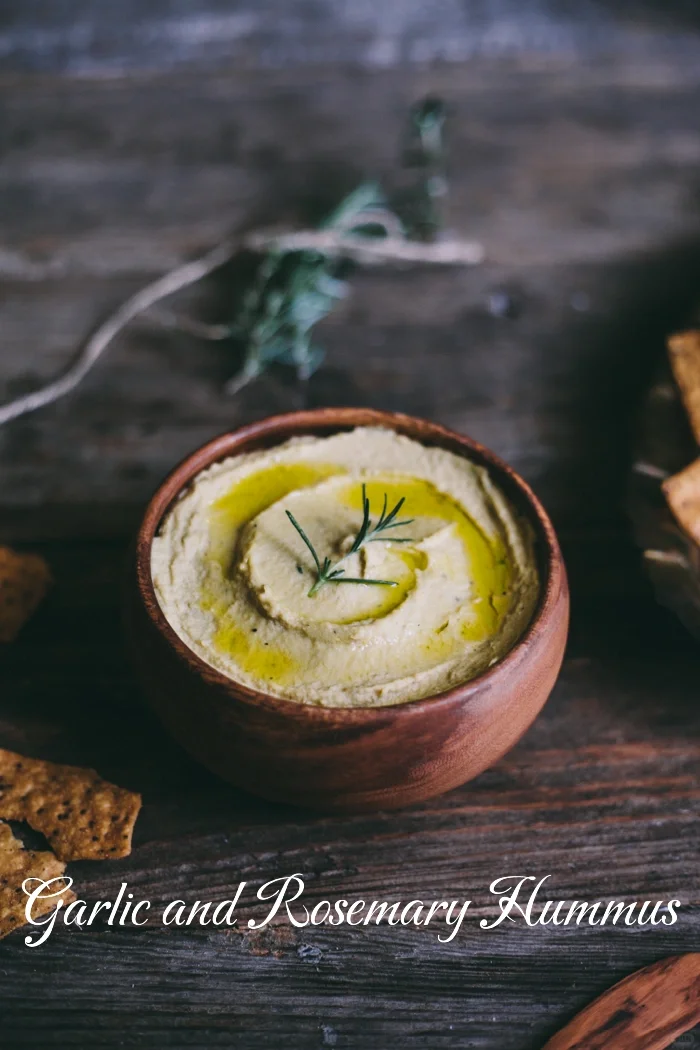 蒜香迷迭香鹰嘴豆泥 ｜Rosemary Hummus🌿