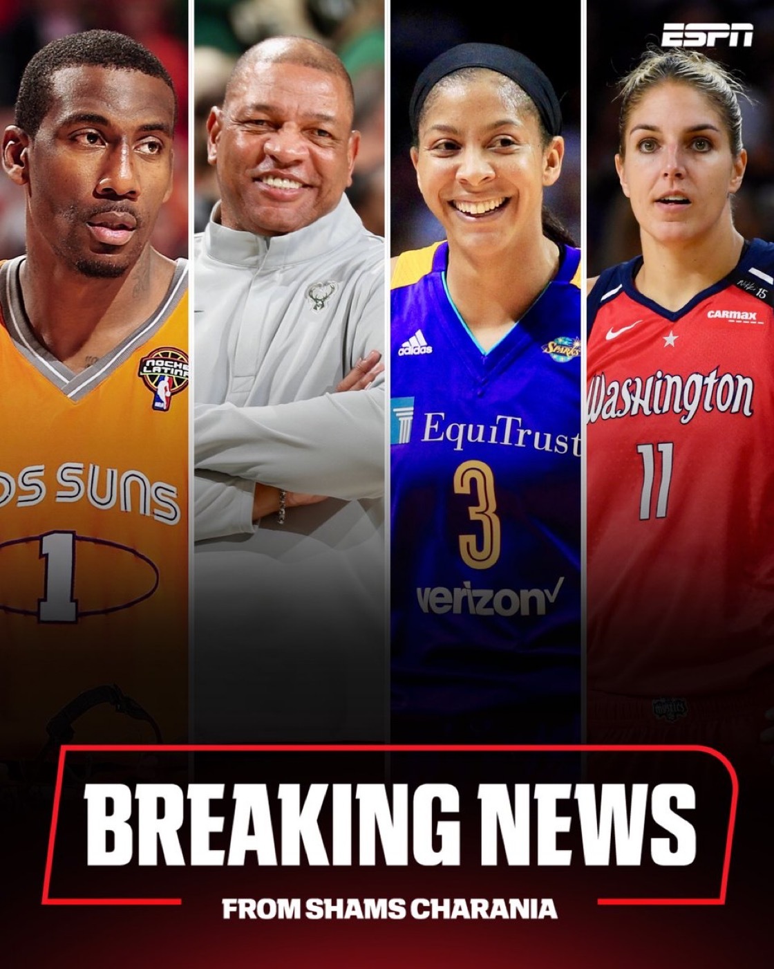 Shams：里弗斯入选名人堂 