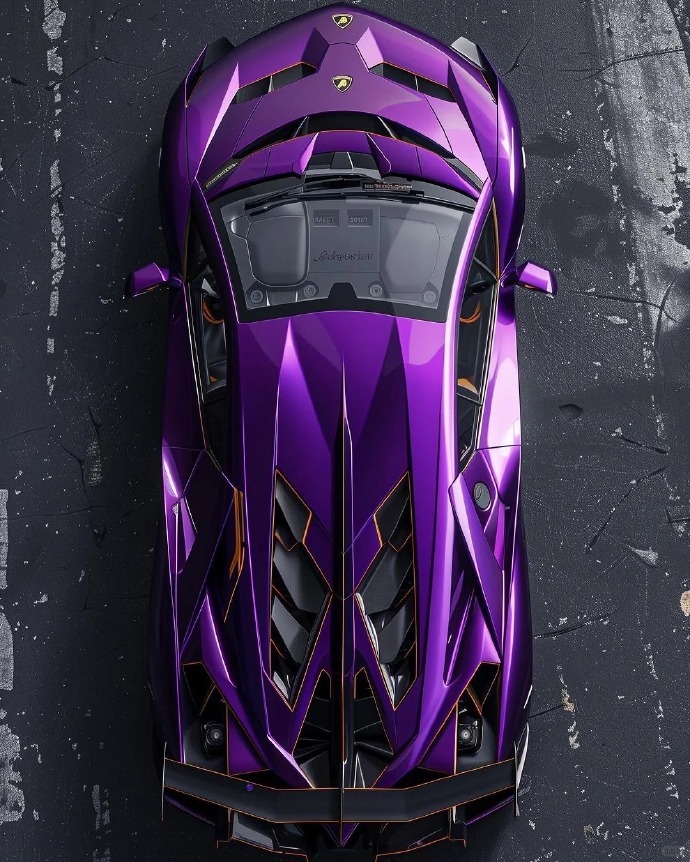 兰博基尼自带高光buff✅ 颜值炸裂出圈，犀利凌厉的外观设计，标志性剪刀门，每一