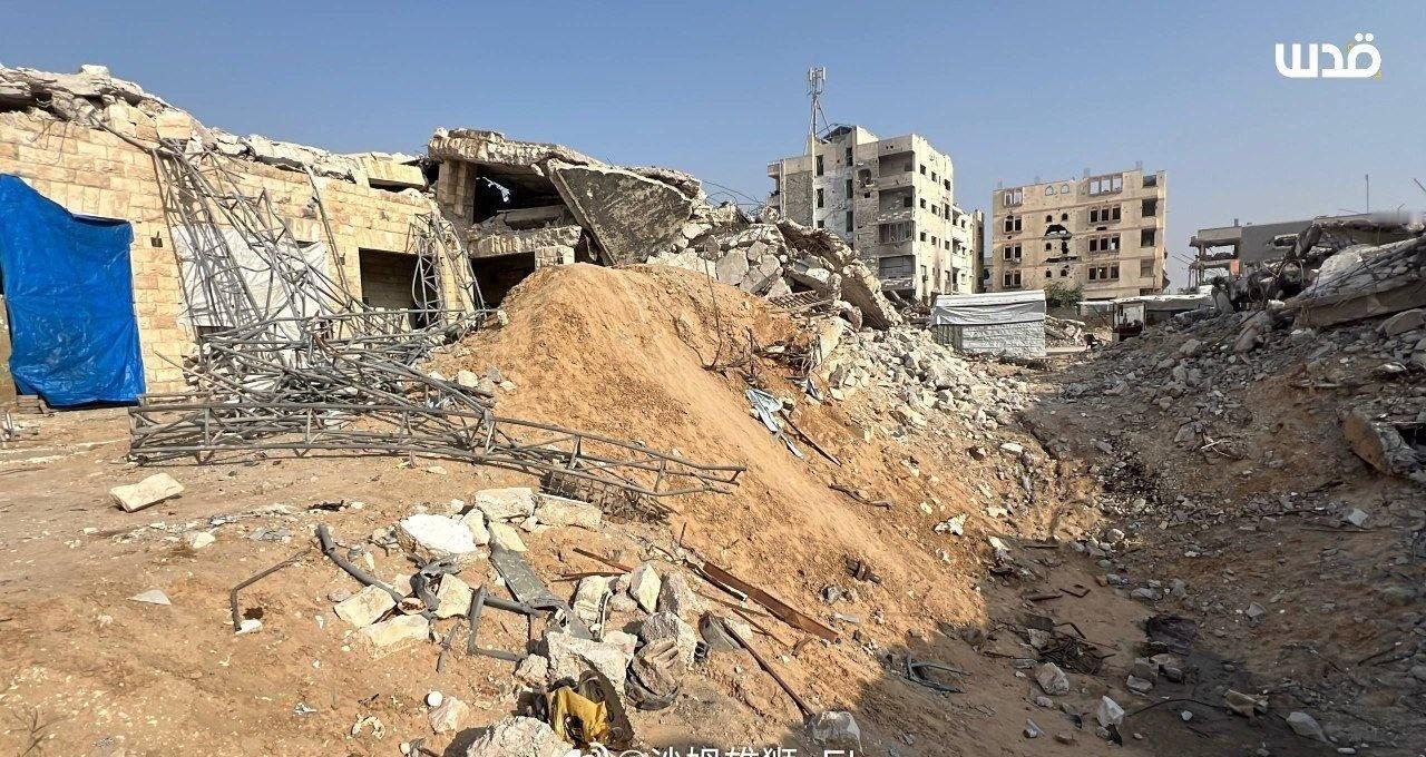 在巴勒斯坦汗尤尼斯市，始建于1917年的海法学校在战争期间被以色列军队炸毁。
