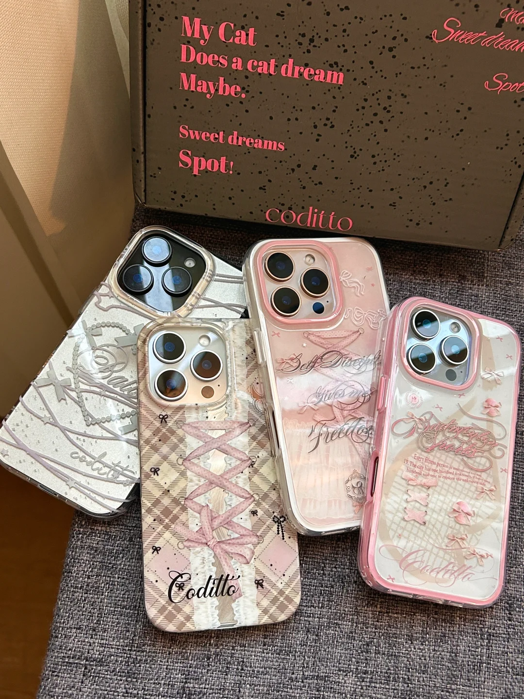 很喜欢的4款芭蕾风氛围感高颜值手机壳耶！！！