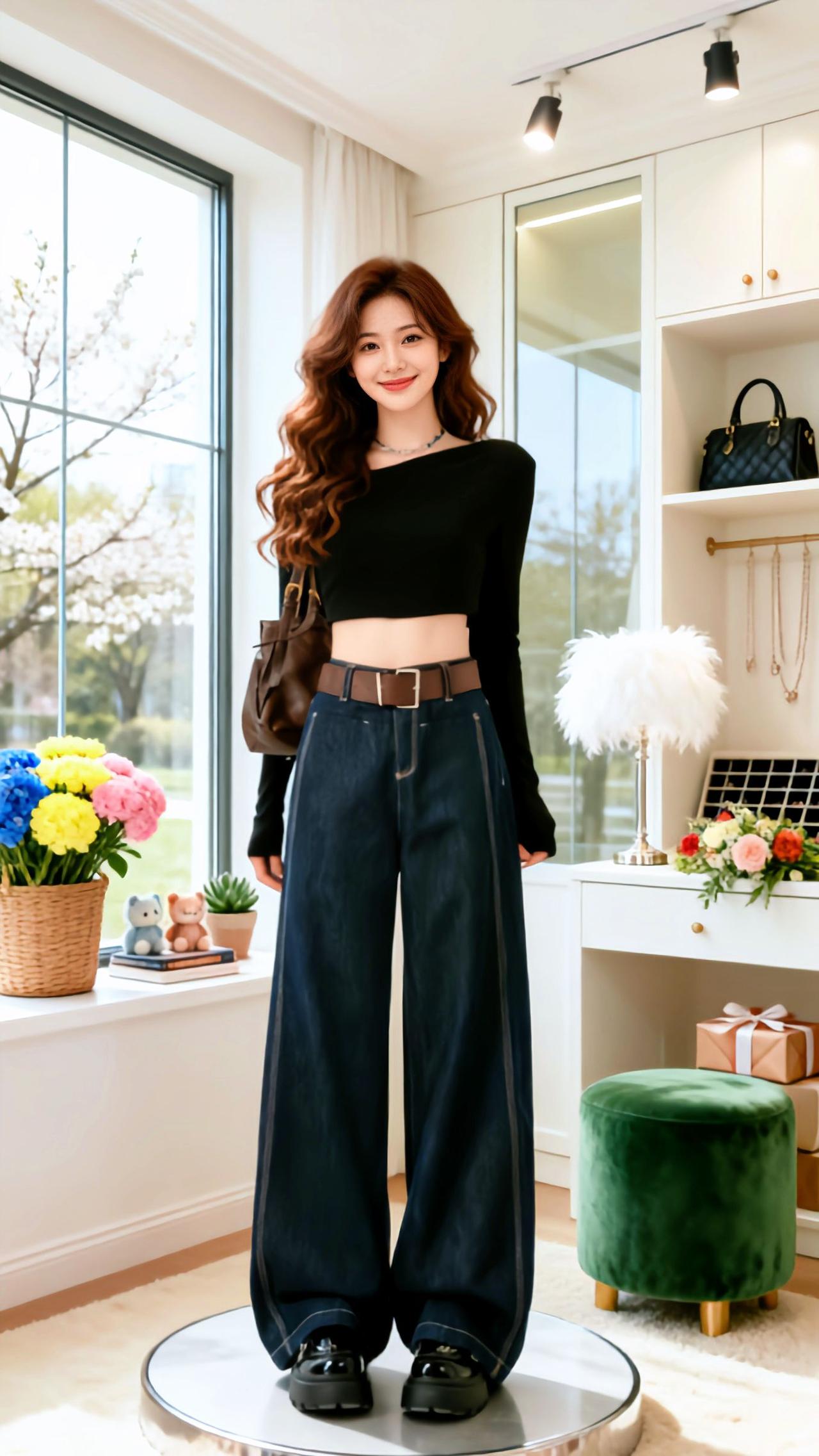 牛仔裤搭配 chic风 牛仔裤穿搭 时尚穿搭分享 怎么将牛仔裤穿出高级感