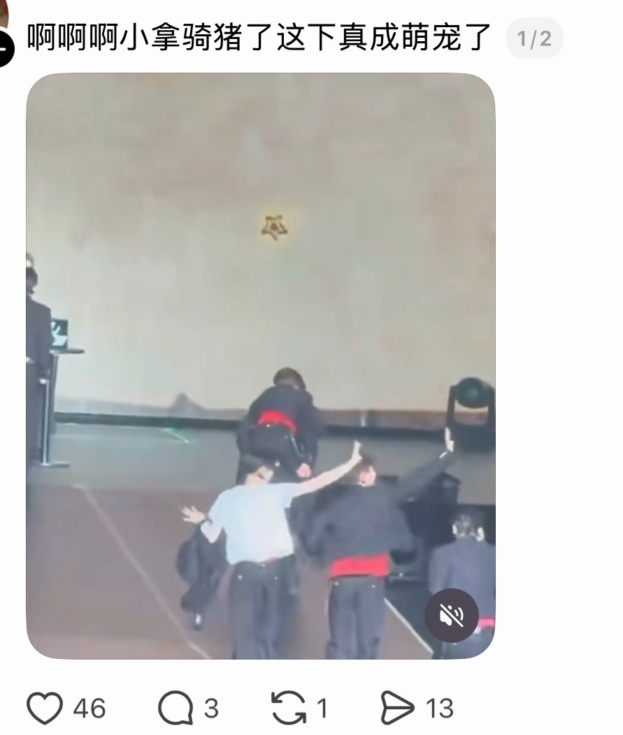 小拿骑猪 