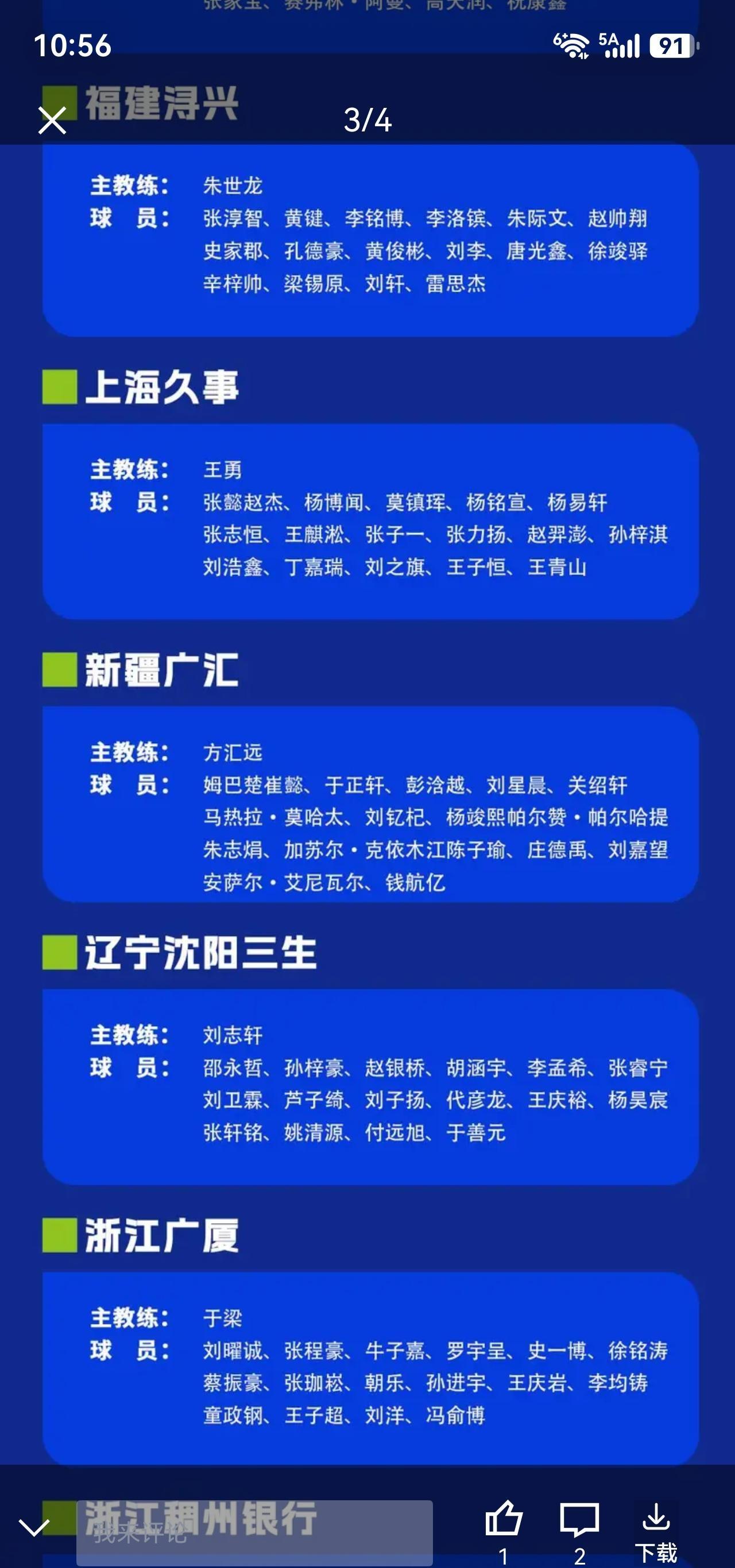 新疆广汇 2026年全国U19青年篮球联赛男子组预赛名单公布
2026年全国U1