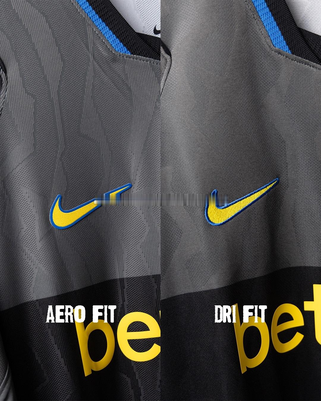 3rd🩶💛💙🖤AERO FIT &  DRI FIT 国际米兰意大利团购
