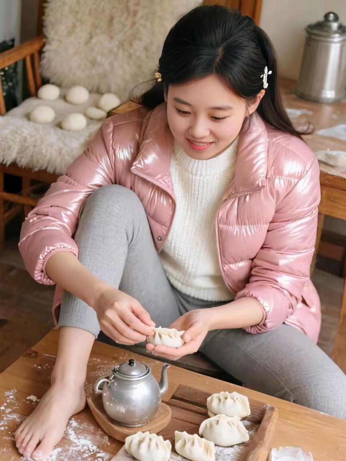看着挺淑女的，你这样包饺子，还有人吃的下吗？