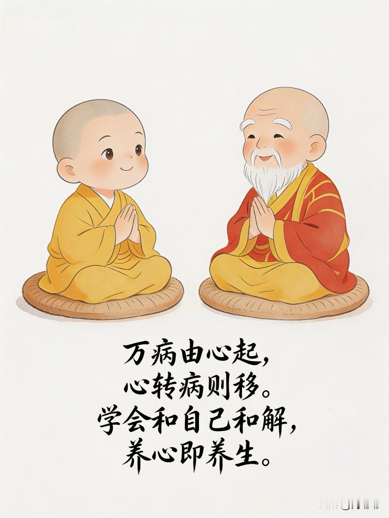 万病由心起，心转病则移。学会和自己和解，养心即养生。[祈祷]大家有没有发现，人一