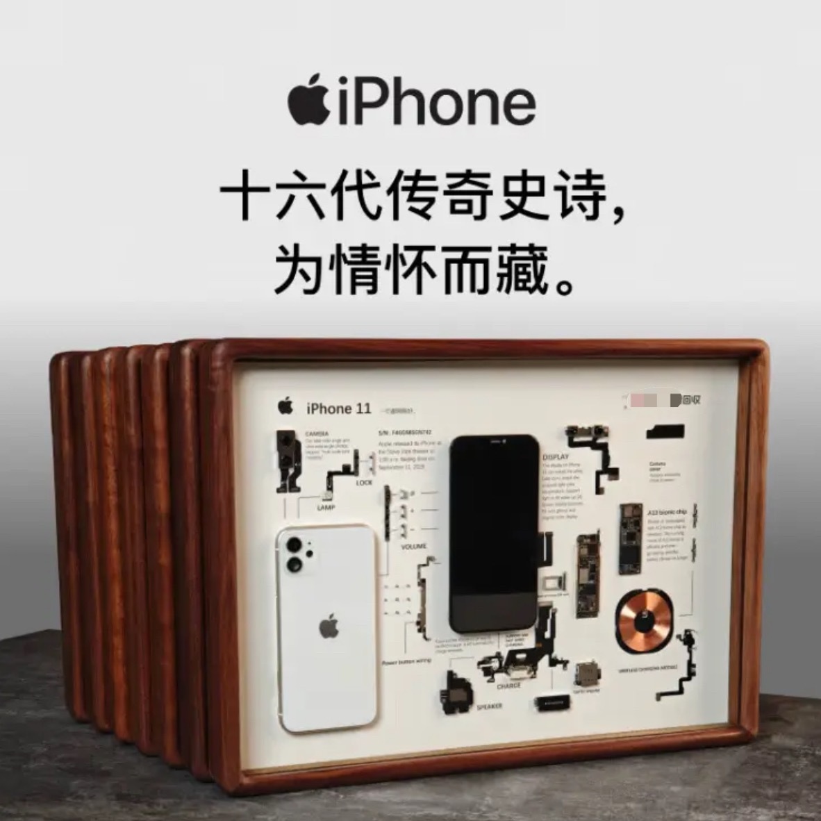 全球仅一份的iPhone挂画被谁拍走了从iPhone 初代到iPhone 13，