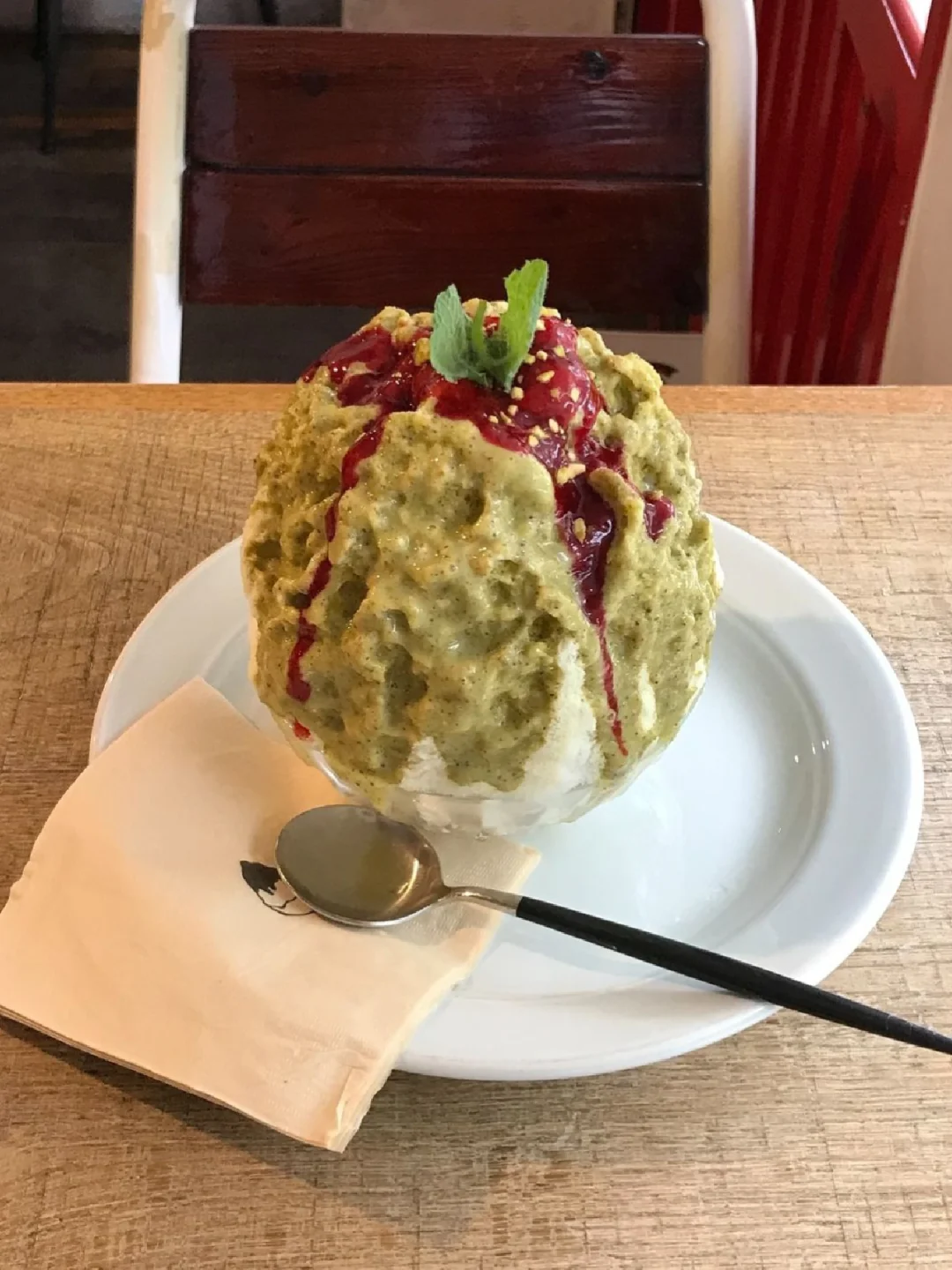 🇰🇷首尔人气本地人也爱吃的开心果刨冰🍧