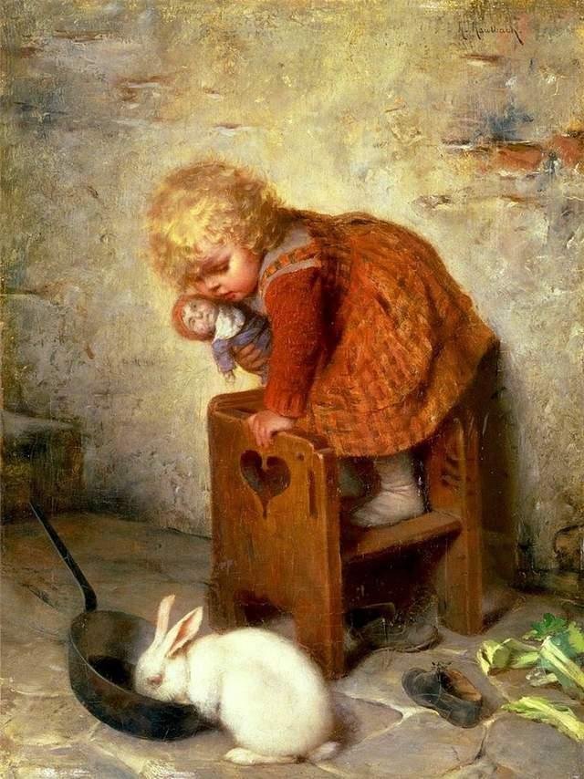 德国艺术家赫尔曼·考尔巴赫人像油画作品欣赏遇见艺术遇见美好原创