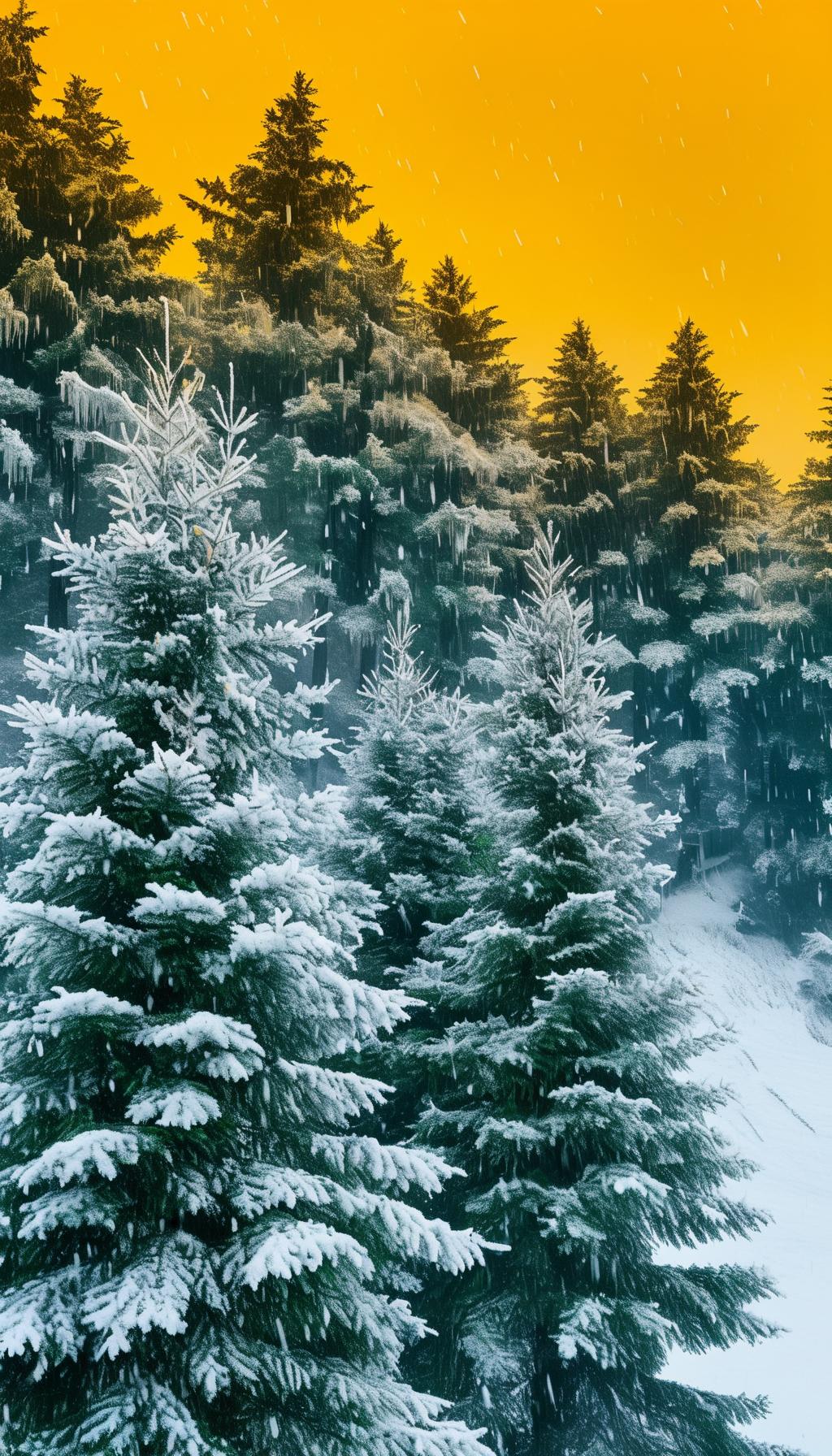 下联:冬雪盖青松。