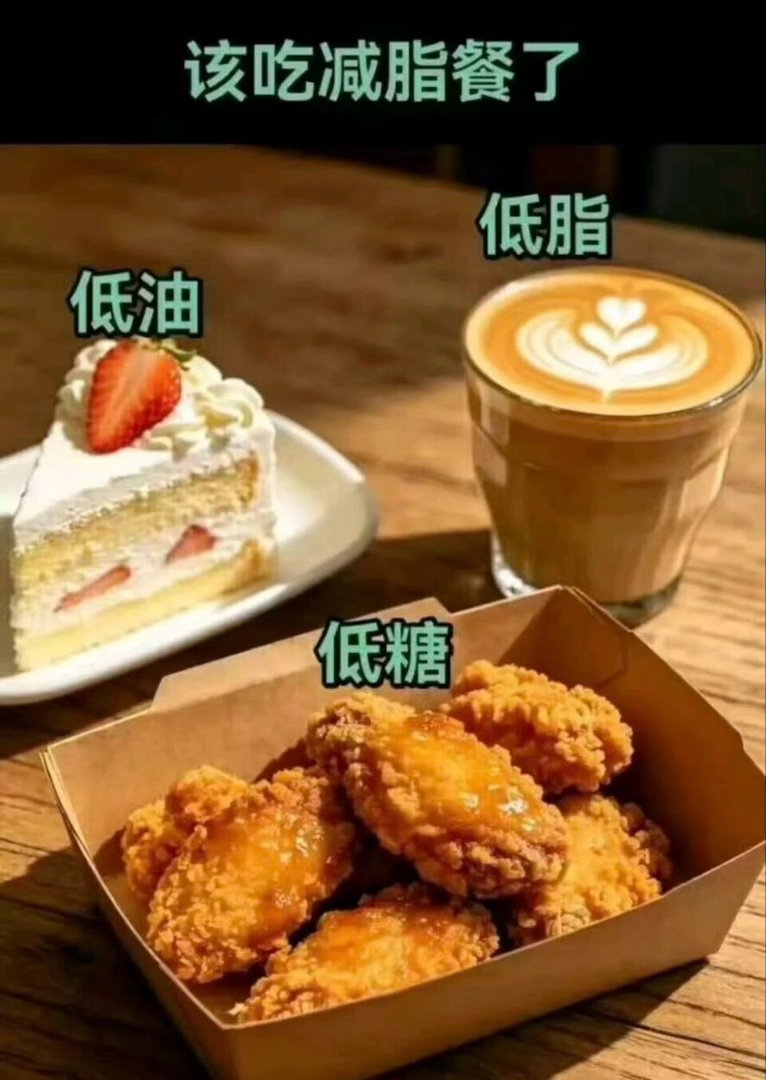 该吃减脂餐了健身打卡减脂餐meme ​​​