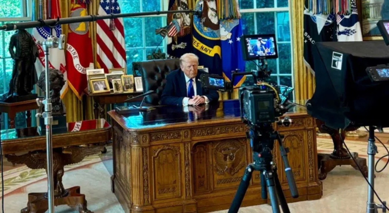 加沙种族灭绝 特朗普刚刚在他的社交媒体平台Truth Social上发表声明：“