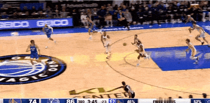 苦苦支撑！库里29分勇士依旧落后10分！
在今天NBA常规赛勇士对阵魔术的第三节