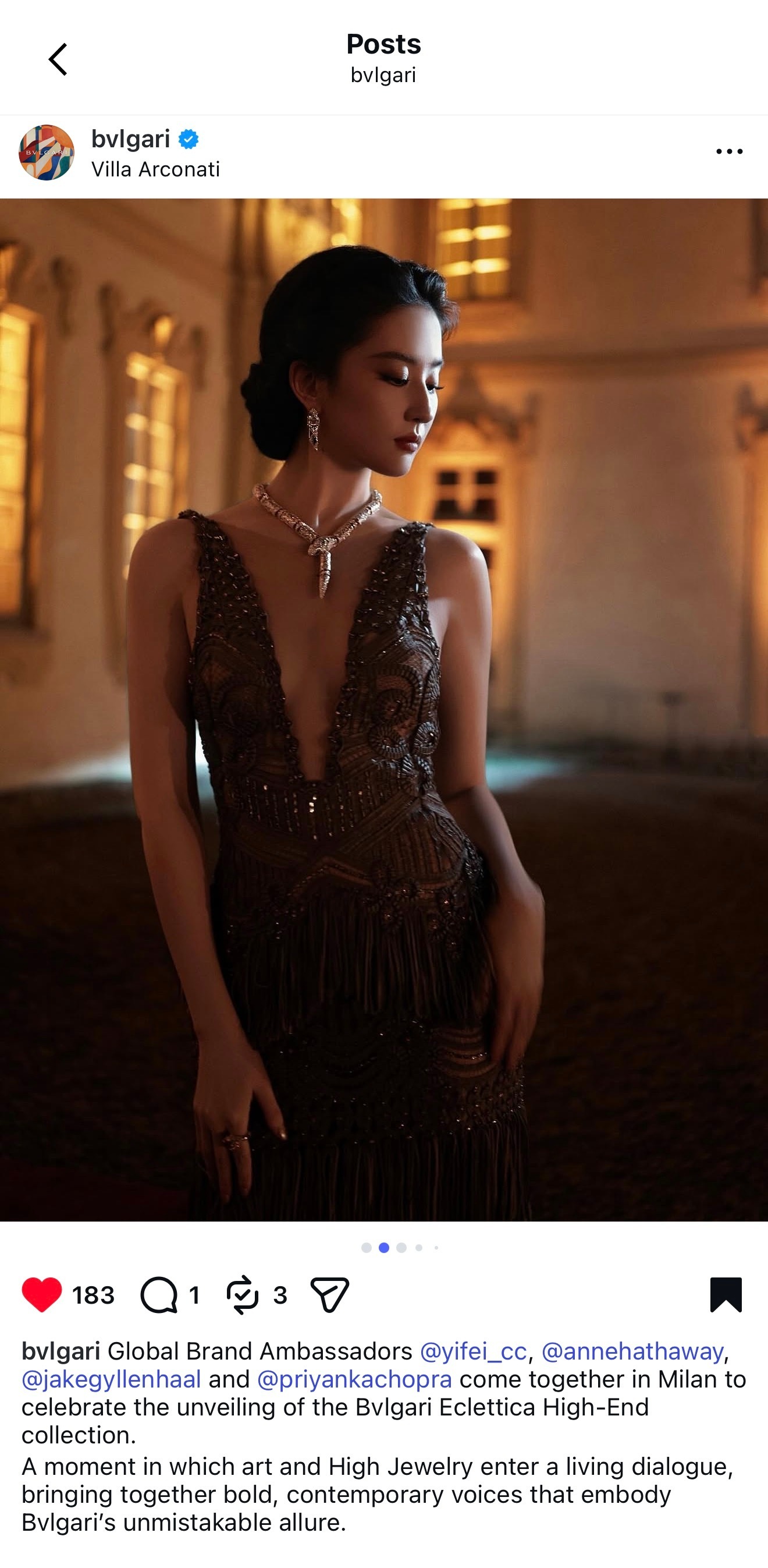 刘亦菲车内大片   品牌方外网也太宠刘亦菲了，全平台视频封面和第一顺位认领。能有