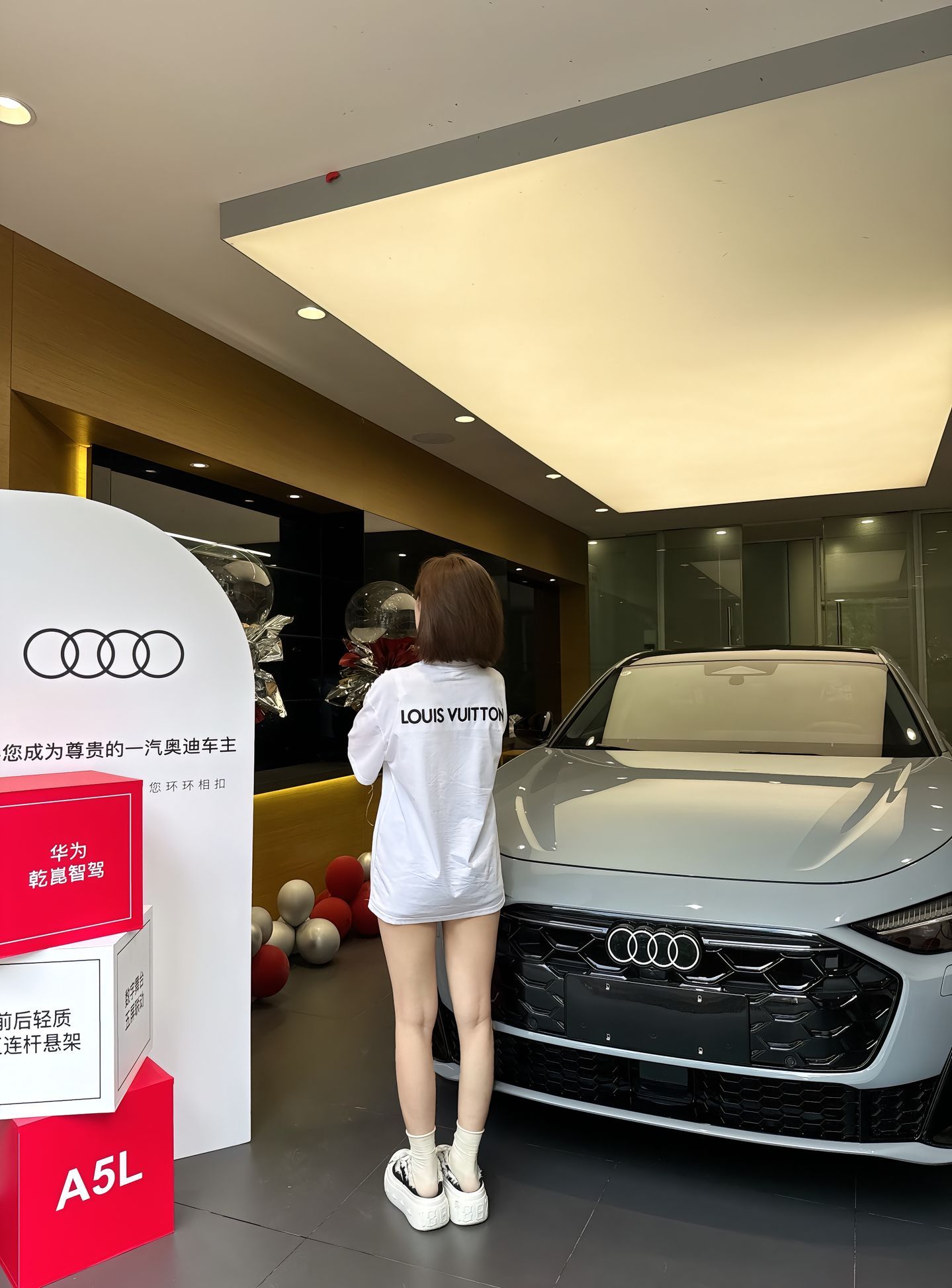奥迪A5L定价还是有性价比的 ​​​
