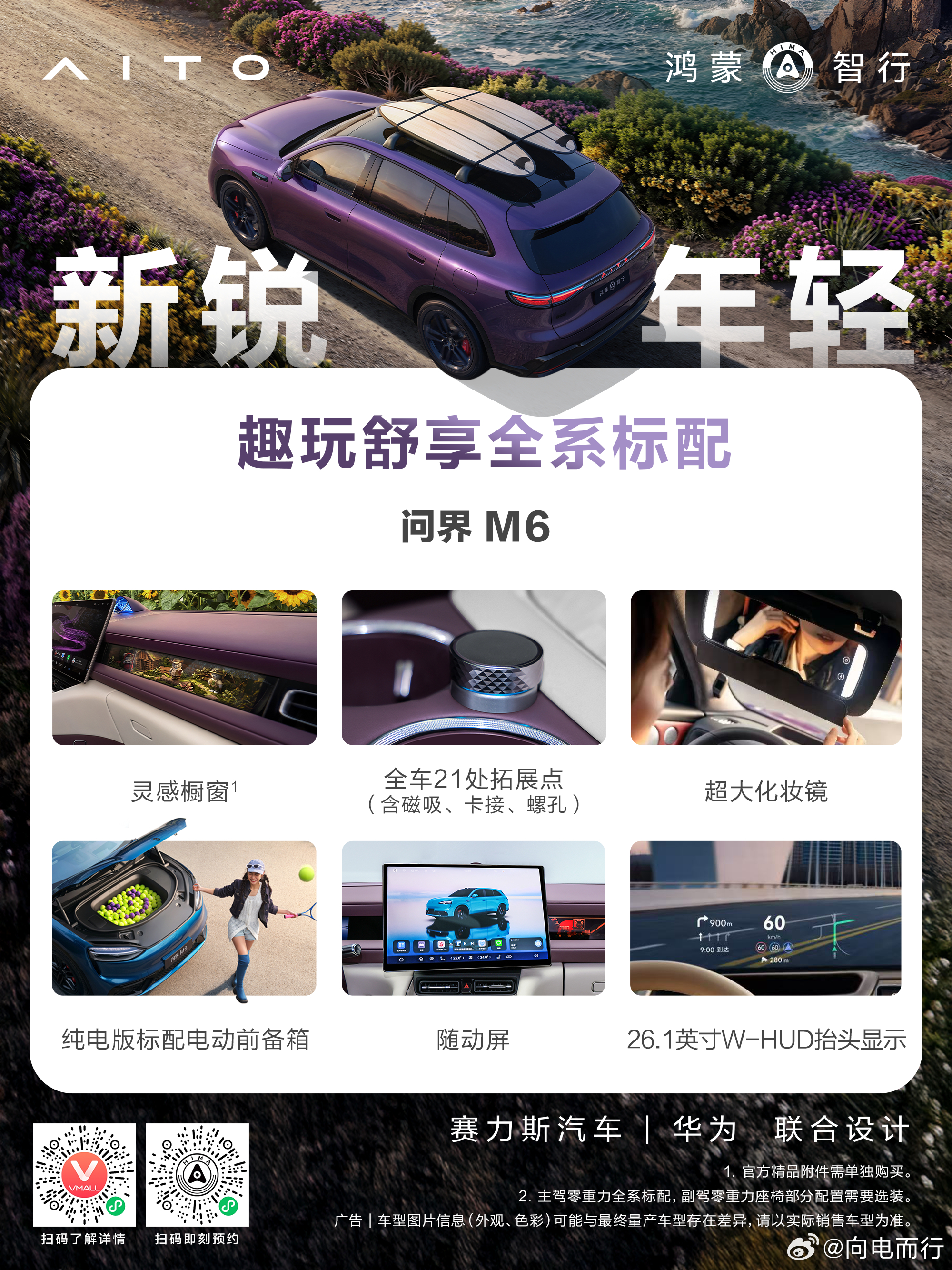 问界m6 满屏的硬核实力 