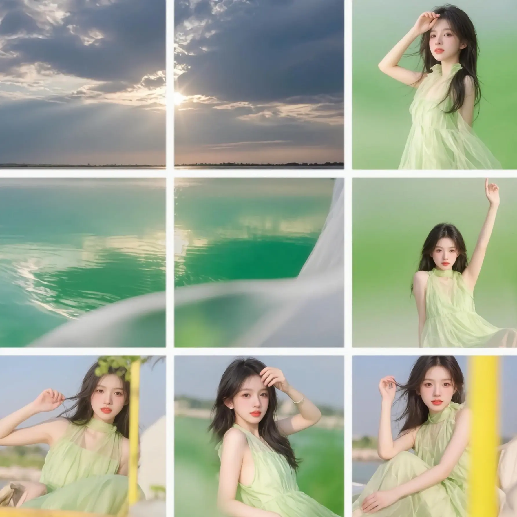 海畔写真 ai创作 AI创作  全新AI写真想跪下来求自己别玩写真了
