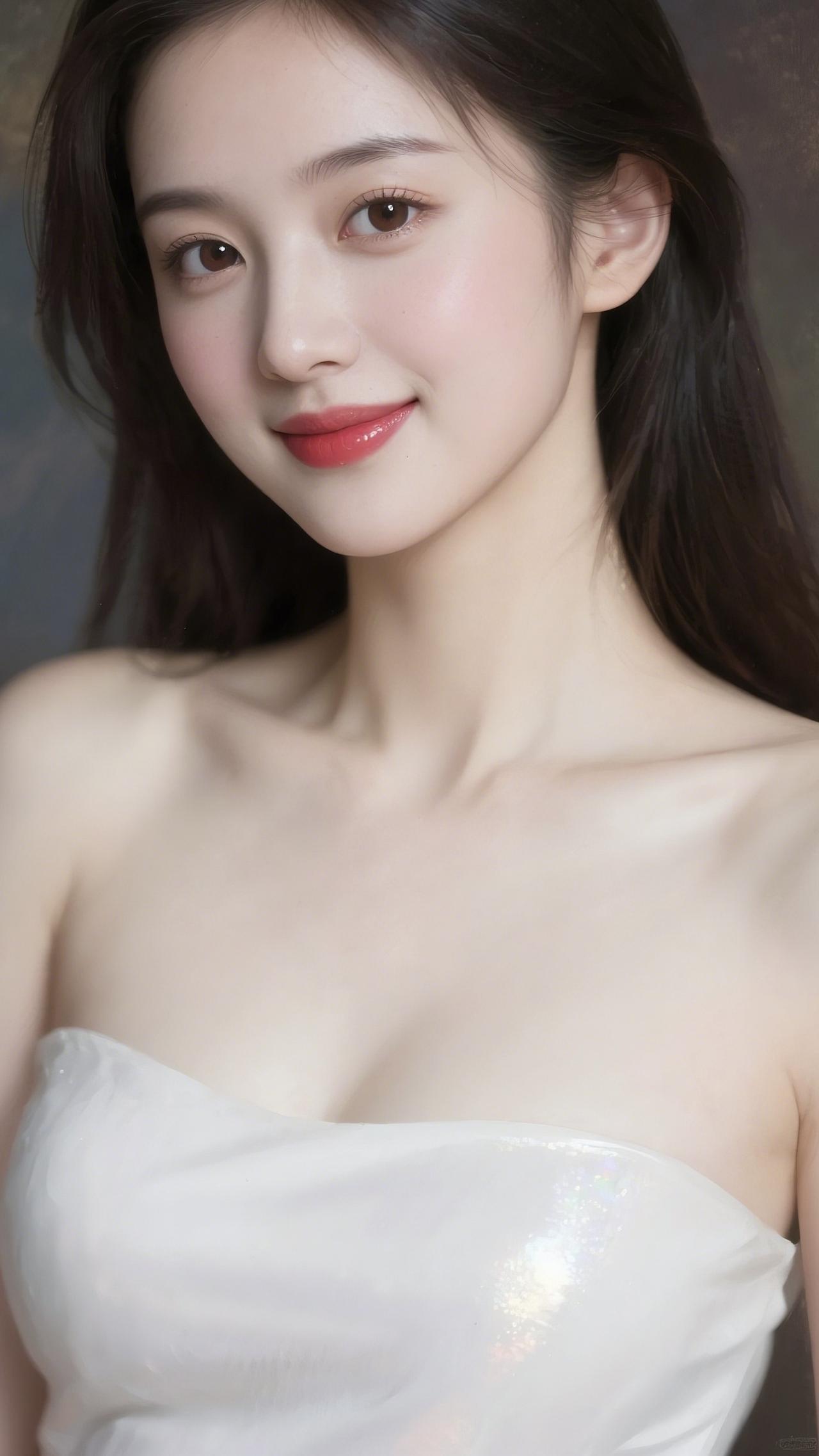 淑女型美女和寒冷系美女，各有各的魅力。
淑女型美女就像春日里的花朵，温柔甜美。她