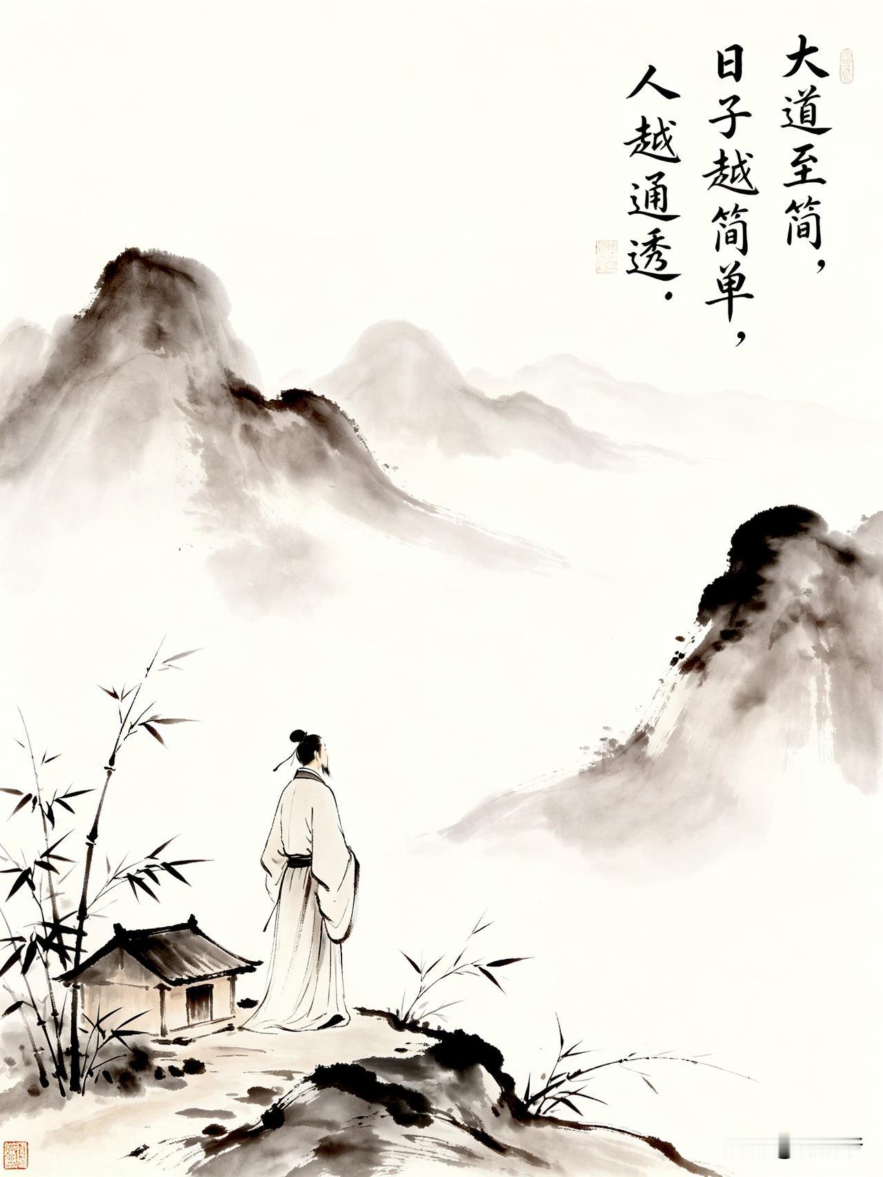 人到中年踩过不少坑才明白，道家讲的“顺其自然”，从来不是躺平摆烂，是尽了人事之后