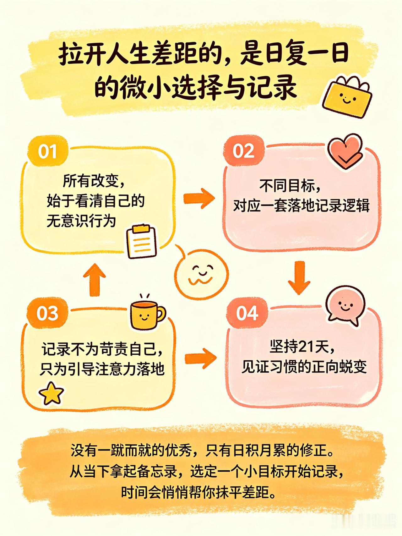 人和人经年拉开的距离，从不是某次突如其来的逆袭蜕变，藏在日复一日不起眼的细碎抉择