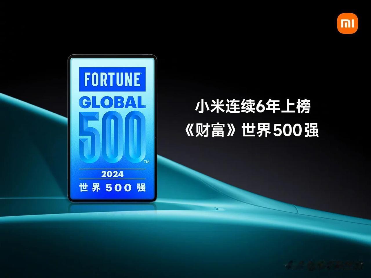 可喜可贺！小米连续6年登上《财富》世界500强

近日，2024 年《财富》世界