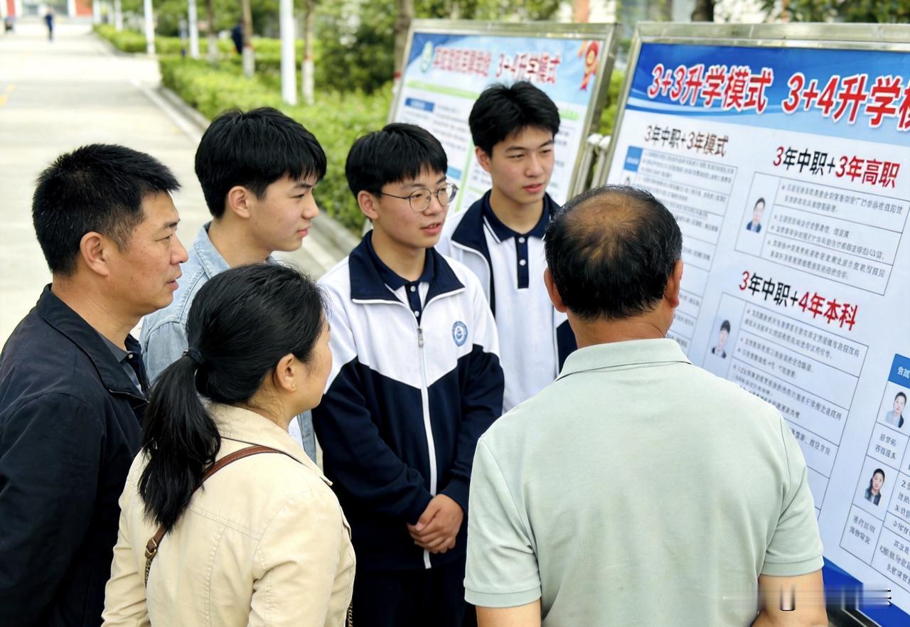 3+3、3+4、五年一贯制……中职升学哪条路最适合你？
中考失利，只能读中职？很